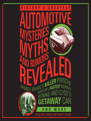 cover image of History's Greatest Automotive Mysteries, Myths, and Rumors Revealed